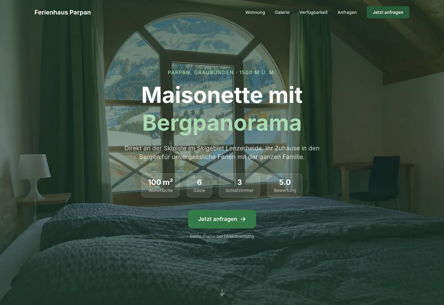 Startseite Ferienhaus Parpan
